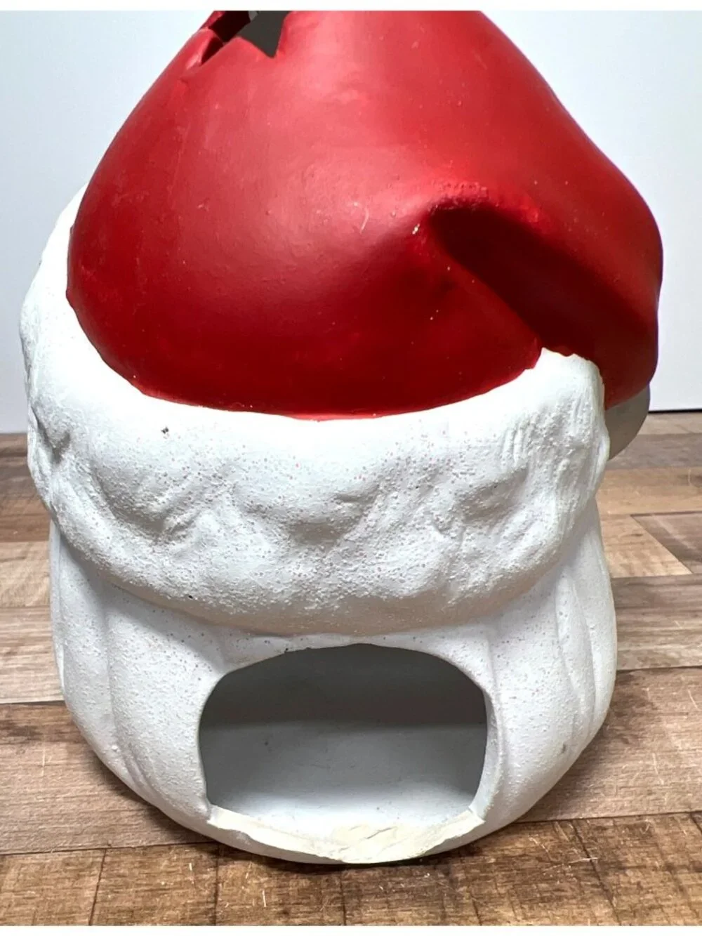 Ceramic Santa Claus Candle Holder Tea Light Luminary